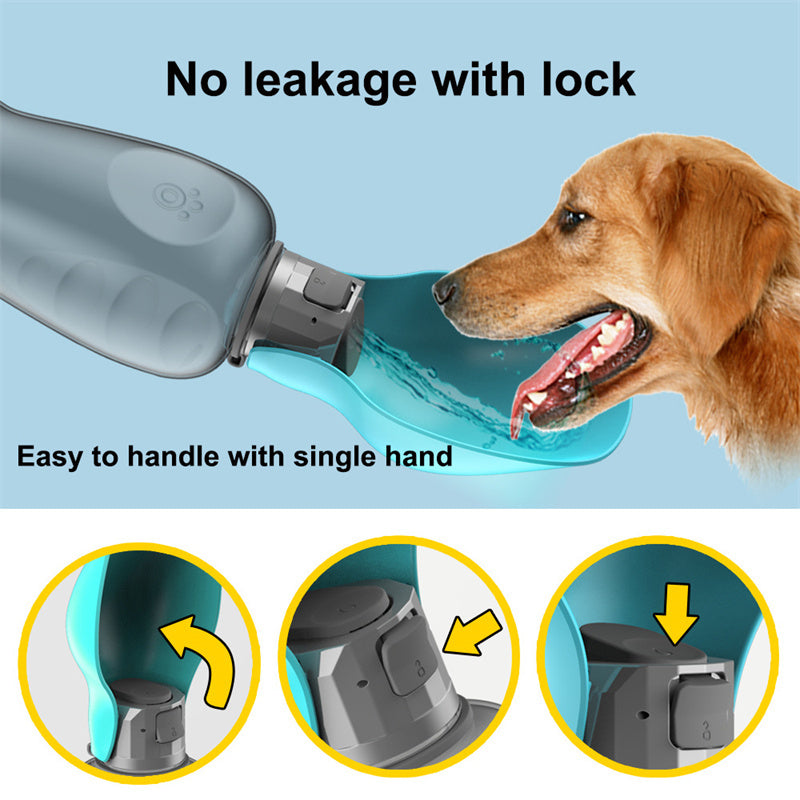 Foldable Travel Pet Bottle - 800 ml